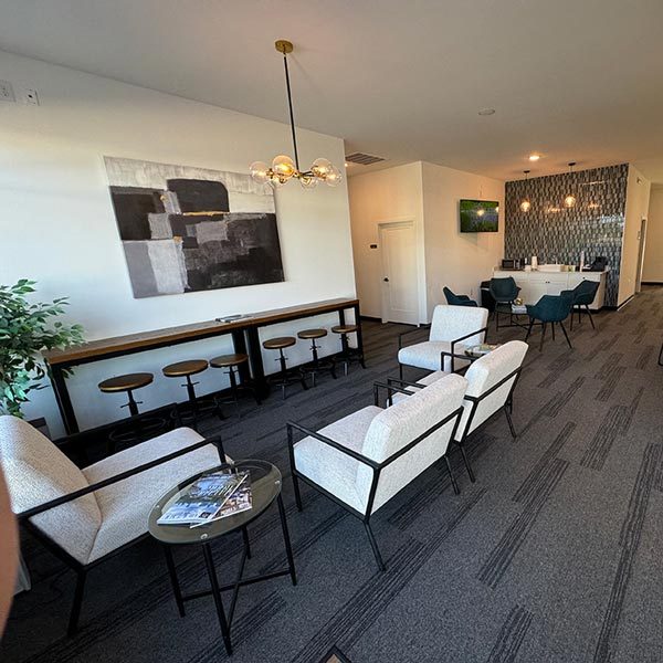 Office lobby at Market Place Center in Bryant, AR